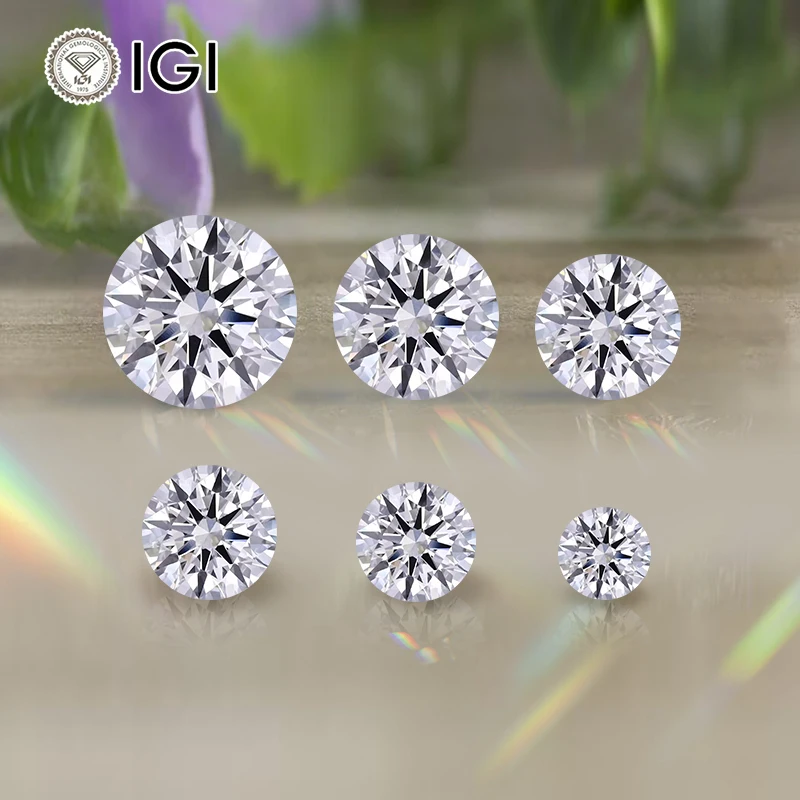 Vvs2 Vvs Man Made Diamonds Starsgem IGI HPHT CVD 1ct 2ct D VS1