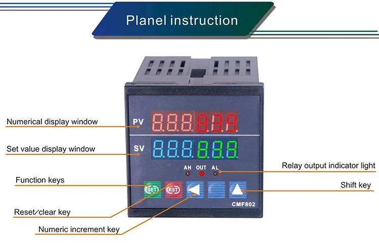 CMF700 Punch Counter Magnetic Induction 5-Digit Electronic Digital Display Counter Stamping Punch Counter