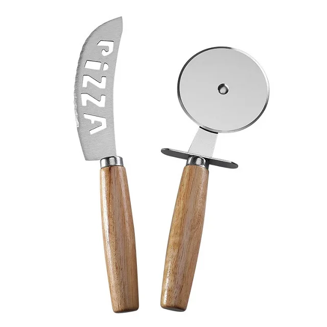 Hot Sale Stainless Steel Pizza Cutters and Rollers for Kitchen Assistance Pizza Tools