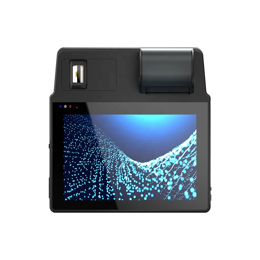 New Android 8Inch Rugged Biometric Tablet Bioemtric Device with Fingerprint Scanner Thermal Printer