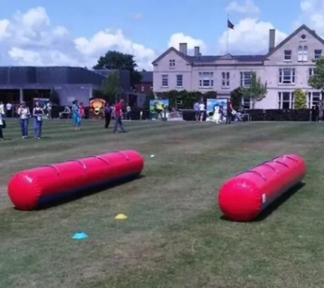Park Party Game Inflatable Team Building Game Inflatable Bouncy Sausage Racing