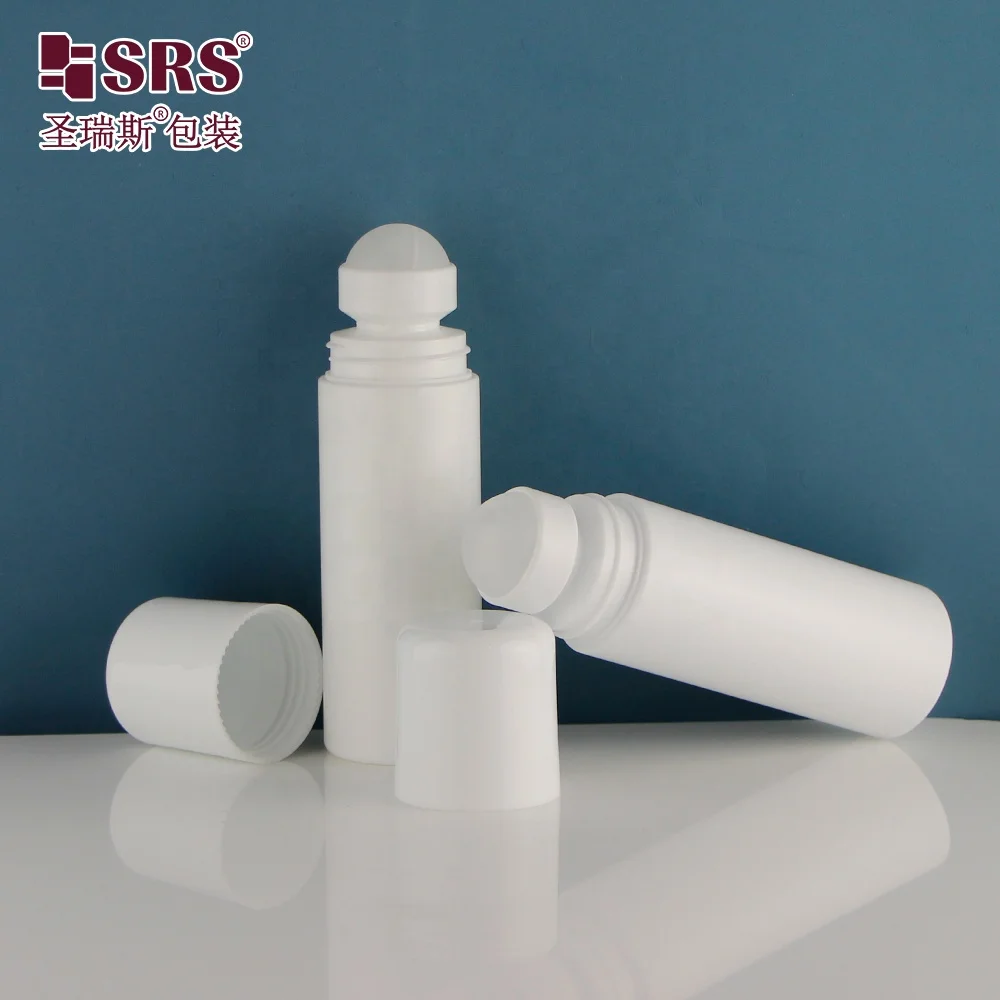 90ml 3oz Empty Roller Ball Deodorant Roll on Bottle Custom Pain Relief Gel Applicator Container