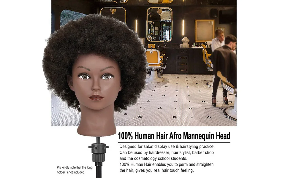 Cartoon Hairdressing Mannequin Head for Styling Practice and