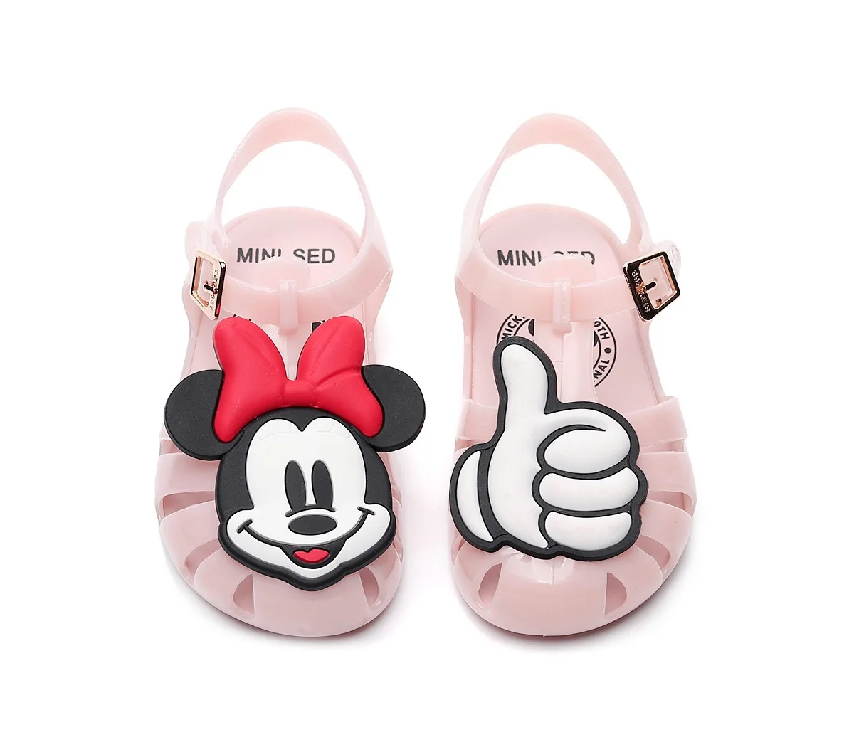 Детская обувь для девочек Mini Melisa детская обувь пальцы Микки Мауса детская Желейная обувь женские детские сандалии с пользовательским логотипом