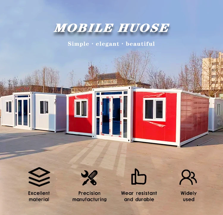 Four Bedrooms One Bathroom Luxury 20 40ft Prefab Folding Container