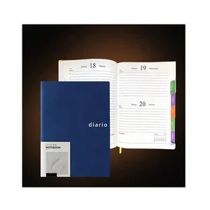 2026 Diary Spanish Wholesale Planners and Notebooks Agenda Planner Pu Leather Notebook Fashion Stationery Factory Price