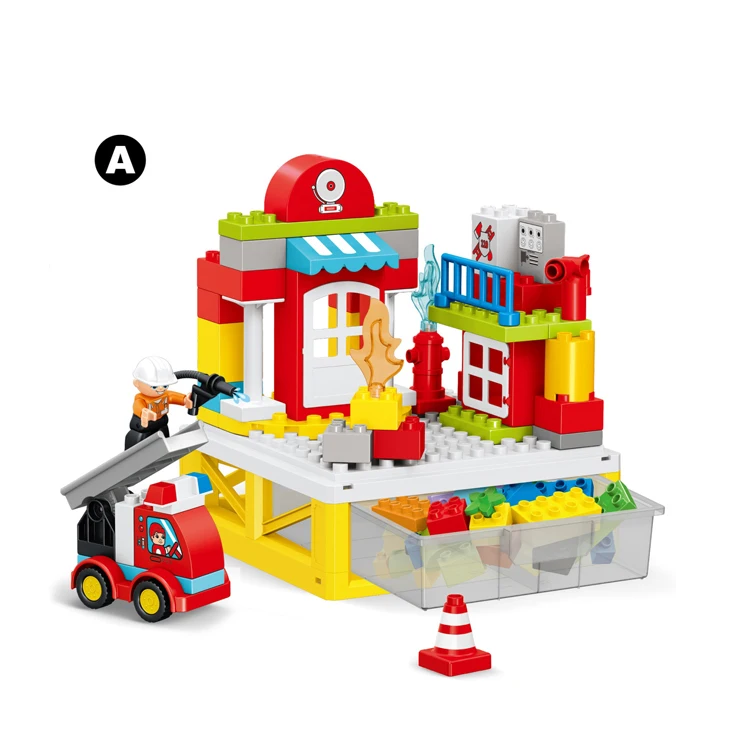 Factory Price Puzzle ABS Building Blocks Construction City Blocks Building Toy