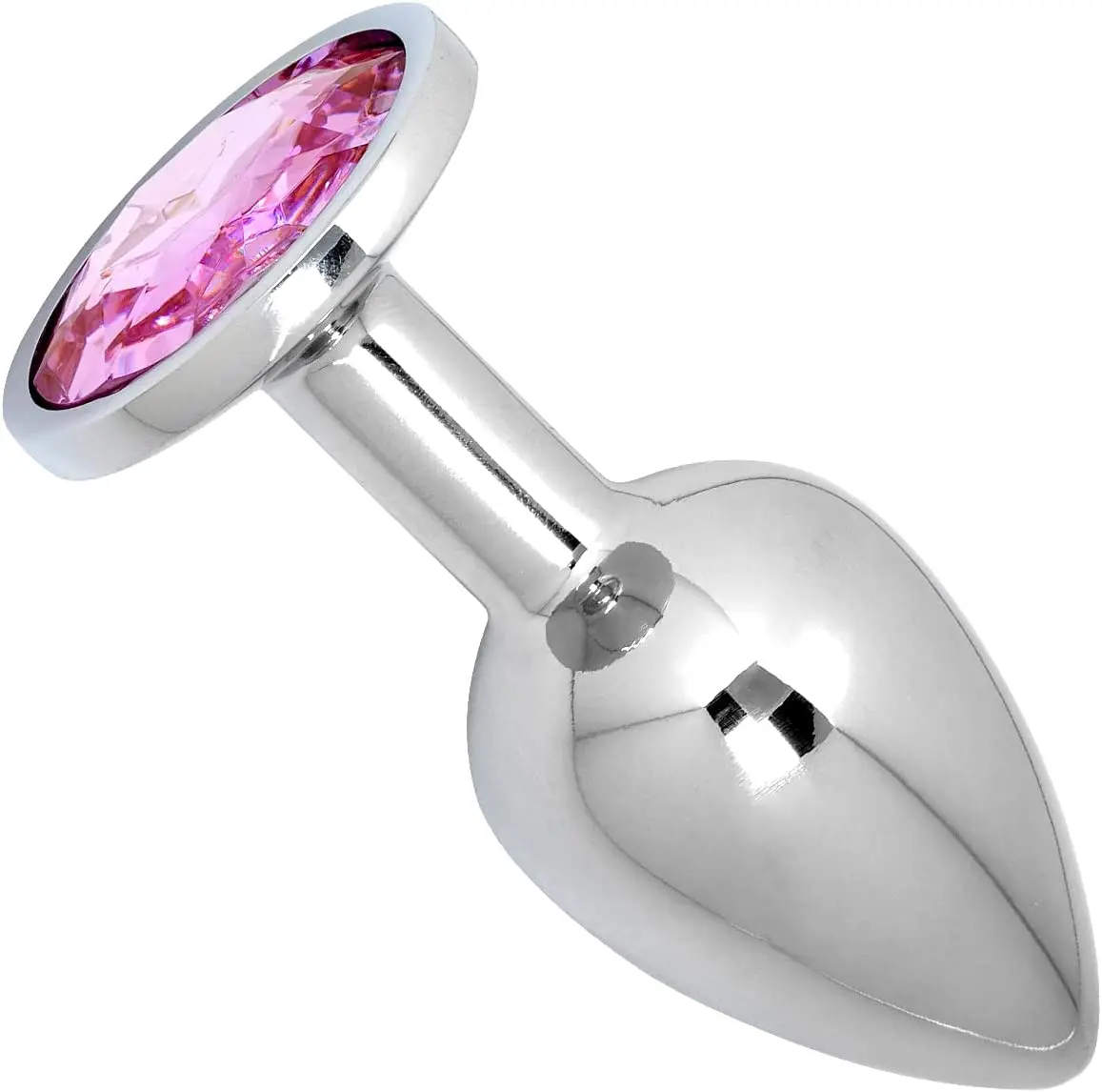 Intimate Metal Anal Plug with Crystal Jewelry Smooth Touch Female Butt Plug Anal Bead Anus Dilator Anal Toys for Male Men Women%