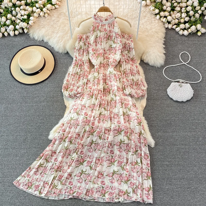 Chiffon Skirt Long Woman Dress 