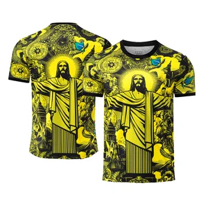 High Quality Brazil National Football Jersey Special Edition Soccer Jersey for Fans Top Style Automated Cutting Football Uniform