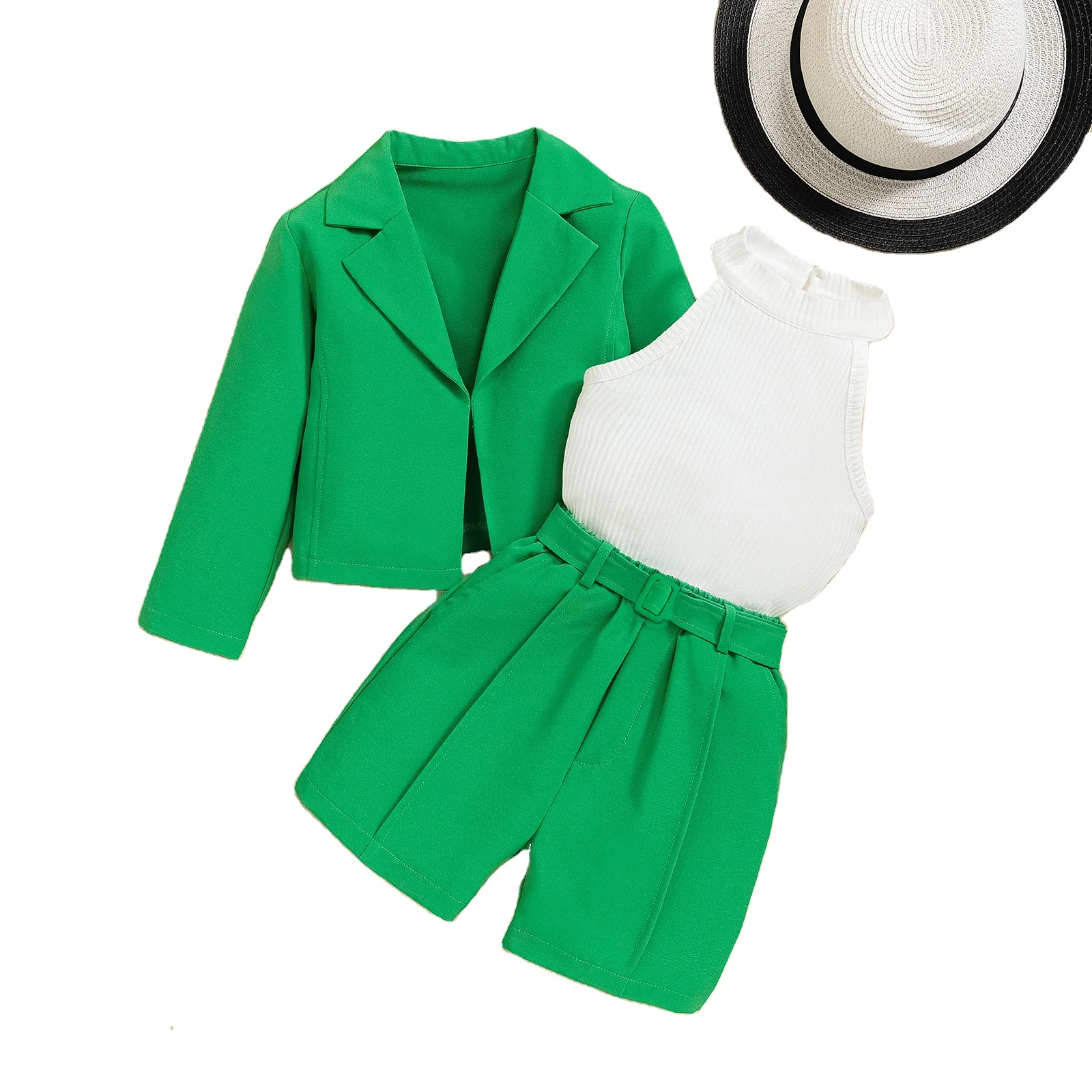 Shop 2024 Spring/summer Kids' Green Clothes Fashionable Durable