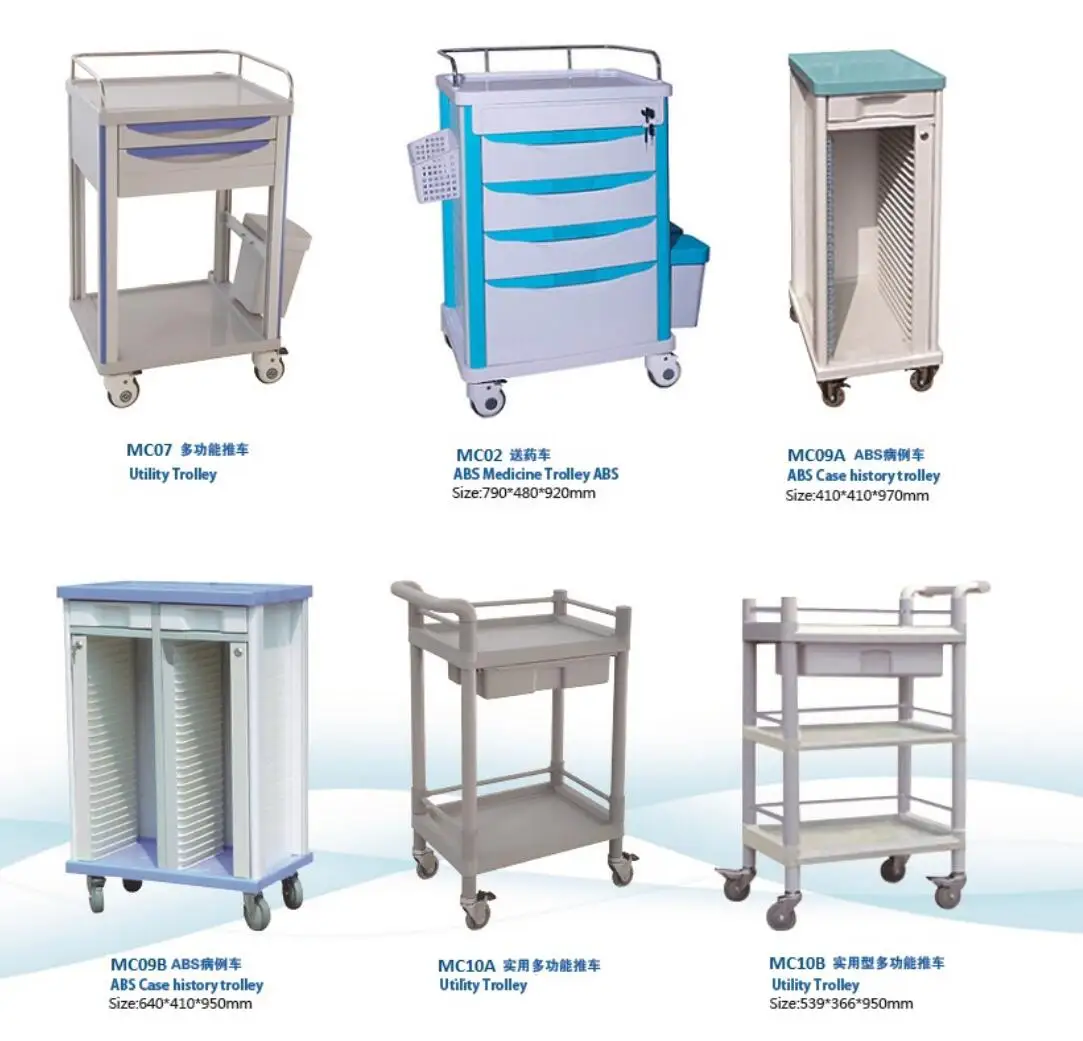 Hospital Used Medical Drug Cart / Cost Effective Drug Trolleys With