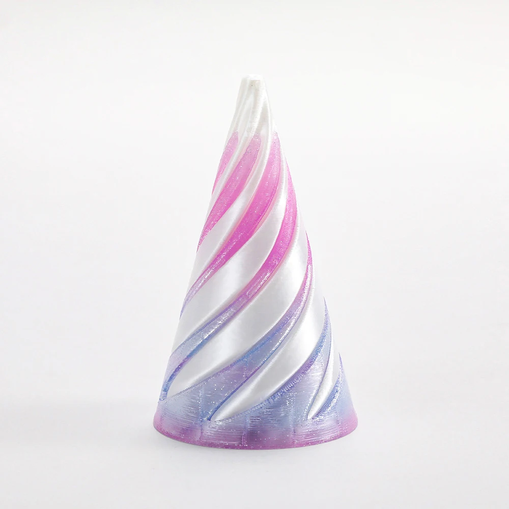 Impossible Cone (Lot De 4) – Cône Spirale 3D Fidget, Illusion D'Optique Anti-Stress, Déco Bureau Pour Adultes Et Enfants