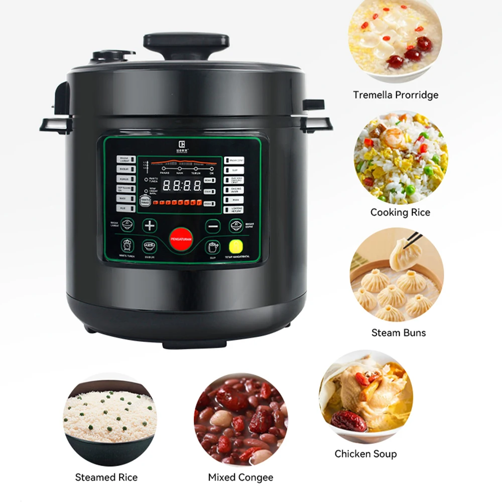Made in China Beautiful Programmed Newest 5 Litre Pressure Cooker Multi Function Pressure Cooker