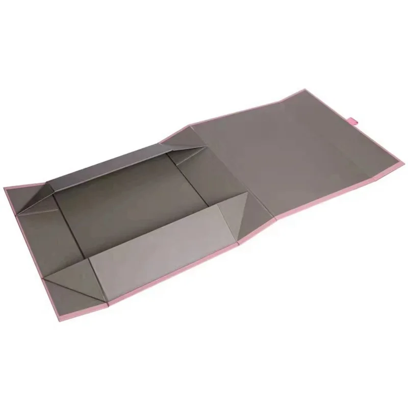 Custom elegant folding box for shoes scarf accessories logo customized eco friendly supplier