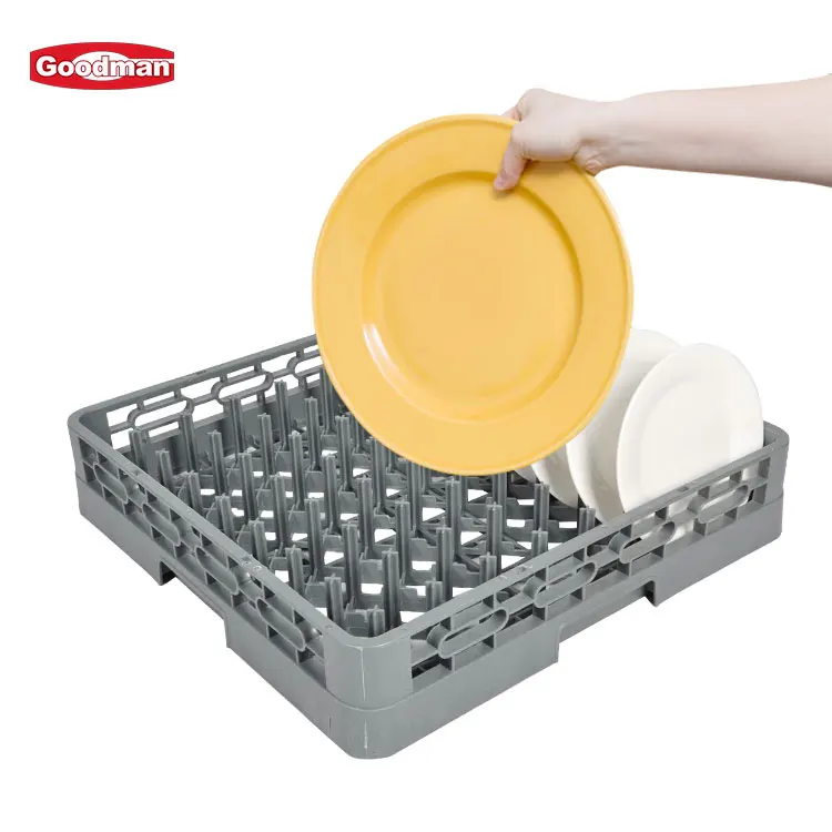 Commercial 8 compartment cutlery storage restaurant flatware basket kitchen utensil plastic flatware rack supplier