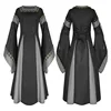 Ropa Medieval Colorida para Mujer - Negro [En Stock]