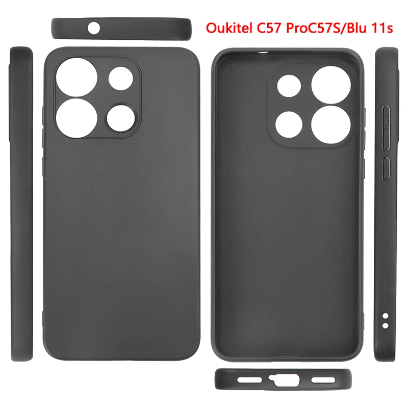 Auotu Soft TPU Silicium Etui With Protection De La Caméra Étui Housse Coque Silicone Silikon Cover Silicon Case Pour Oukitel WP300 5G Smartphone (Mode 4