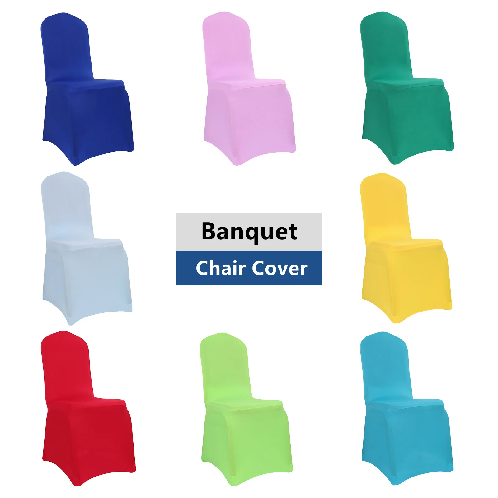 Wholesale Cheap Banquet Party Spandex Stretch Elastic Chair Cover For