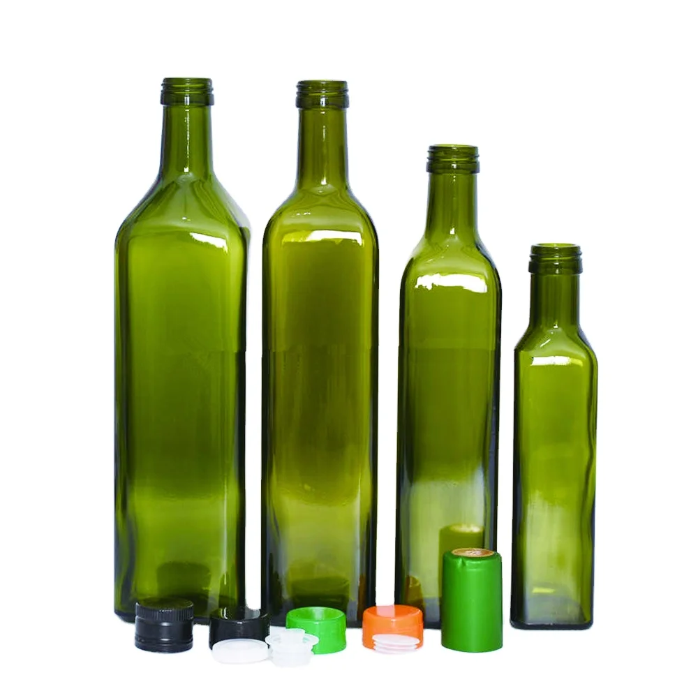 Food Grade Olive Oil Packaging 250ml 500ml 750ml 1000ml Empty Square