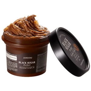 ODM OEM Moisturizing Brightening Hyaluronic Acid Softening Exfoliating Crush Body Shea Butter Scrub Black Sugar Polish Scrub