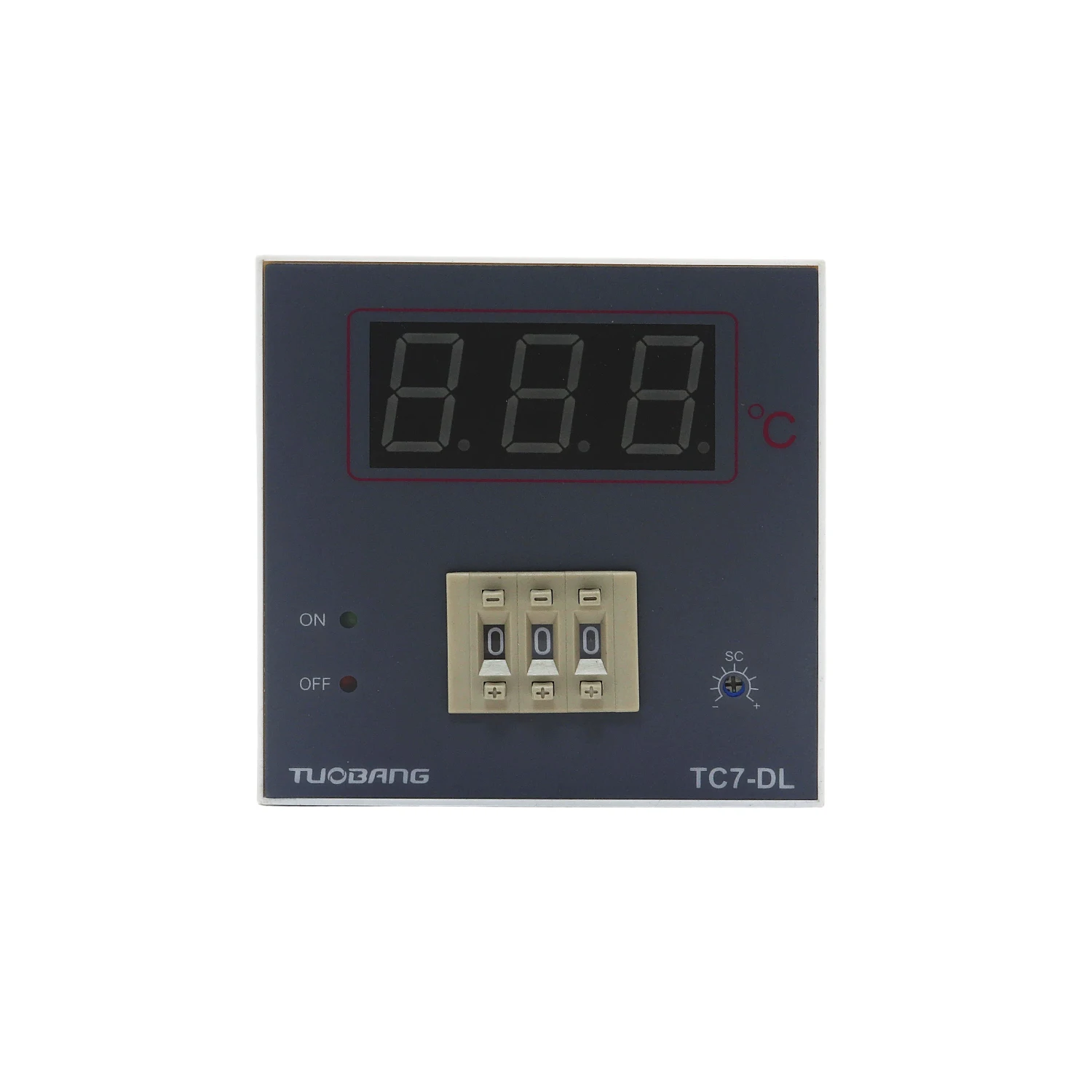 TUOBANG TC7-DL 96*96mm Digital Temperature Controller K-type Input Mechanical Dialing Adjustment Industrial Thermostat