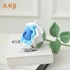 Blue and white