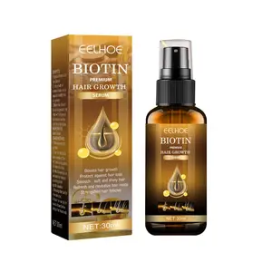 Hot Sell Ginger Biotin Premium Hair Growth Serum Spray 30ml