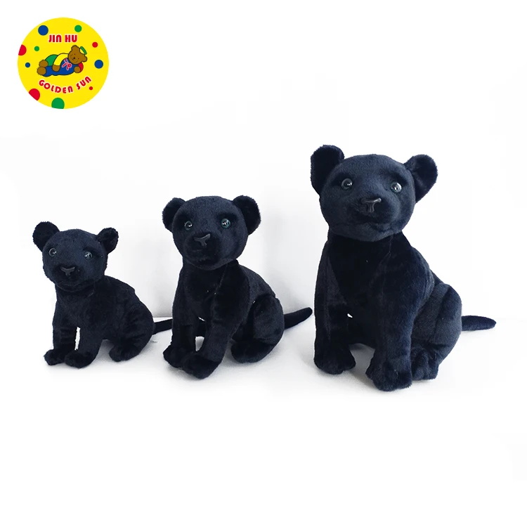 Deluxe Paws Giant Black Panther Plush Toy, 160cm Realistic Stuffed Animal, Jumbo Washable Soft Toy
