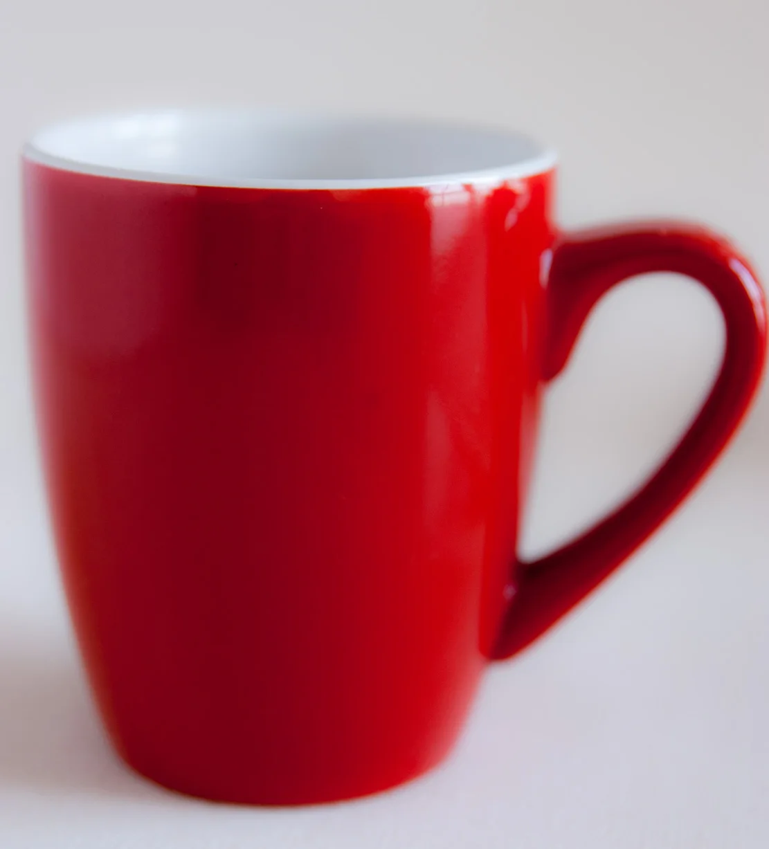 Double Color Red Ceramic Mug 350ml With Printing Logo Buy Ceramic Cup