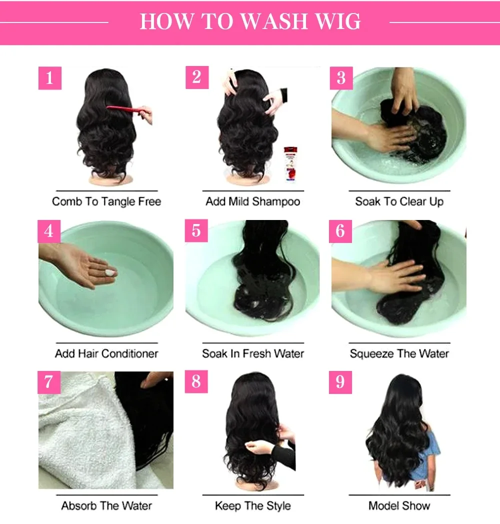 Parrucca lace front capelli veri body wave bob con mechès_voghion.com