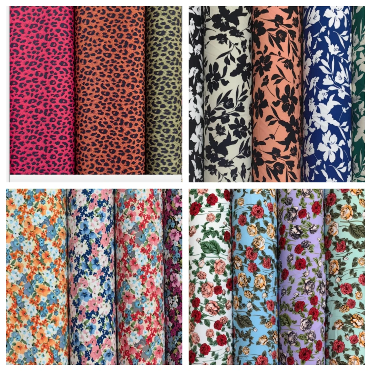 Keqiao Textiles Polyester Spandex Fabric Printed Fabrics of Stretch Printing Stocklot Dirac Somali Set for Fashion Dress