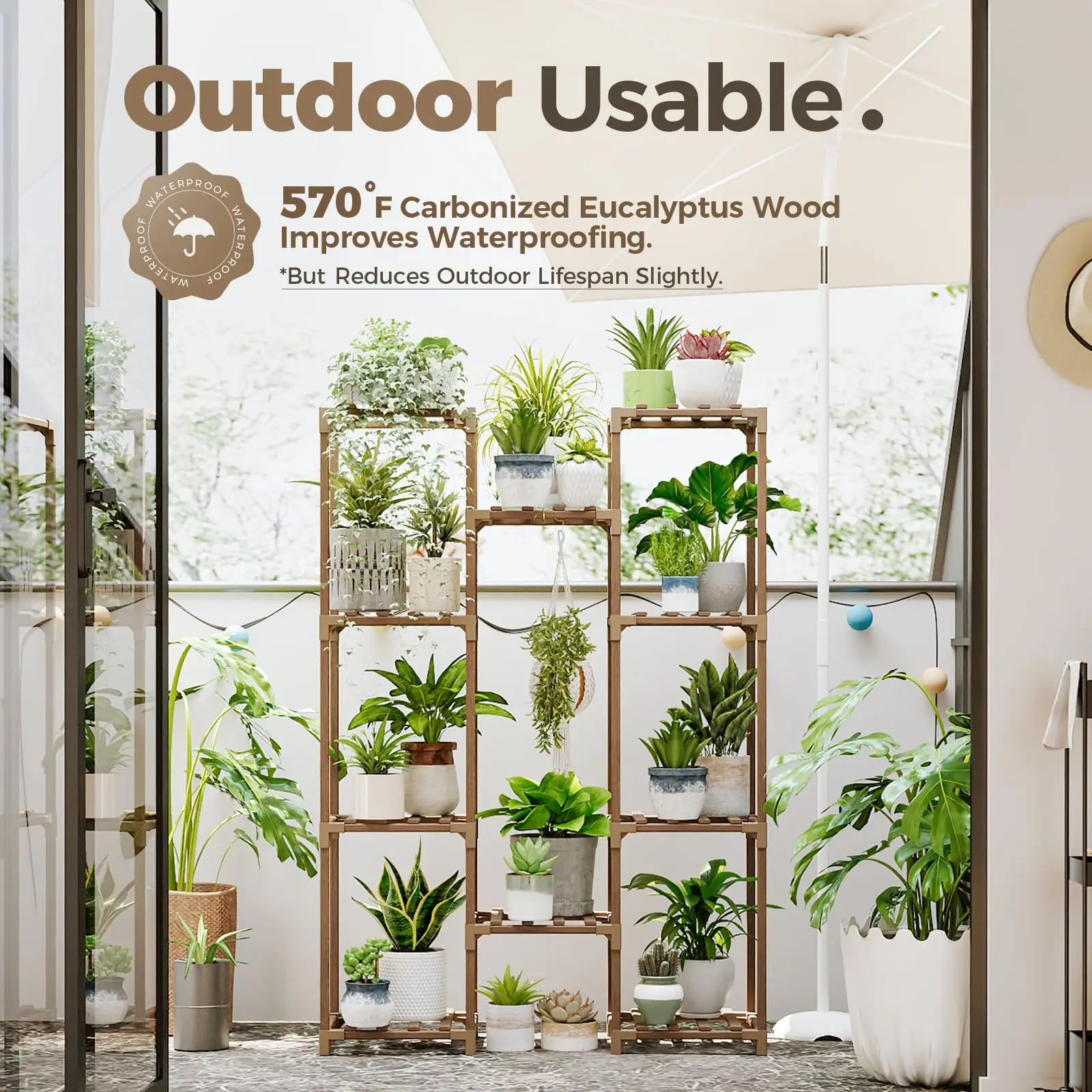 product indoor outdoor plant racks various flower pots wooden flower racks large flower shelf living room garden decoration-7