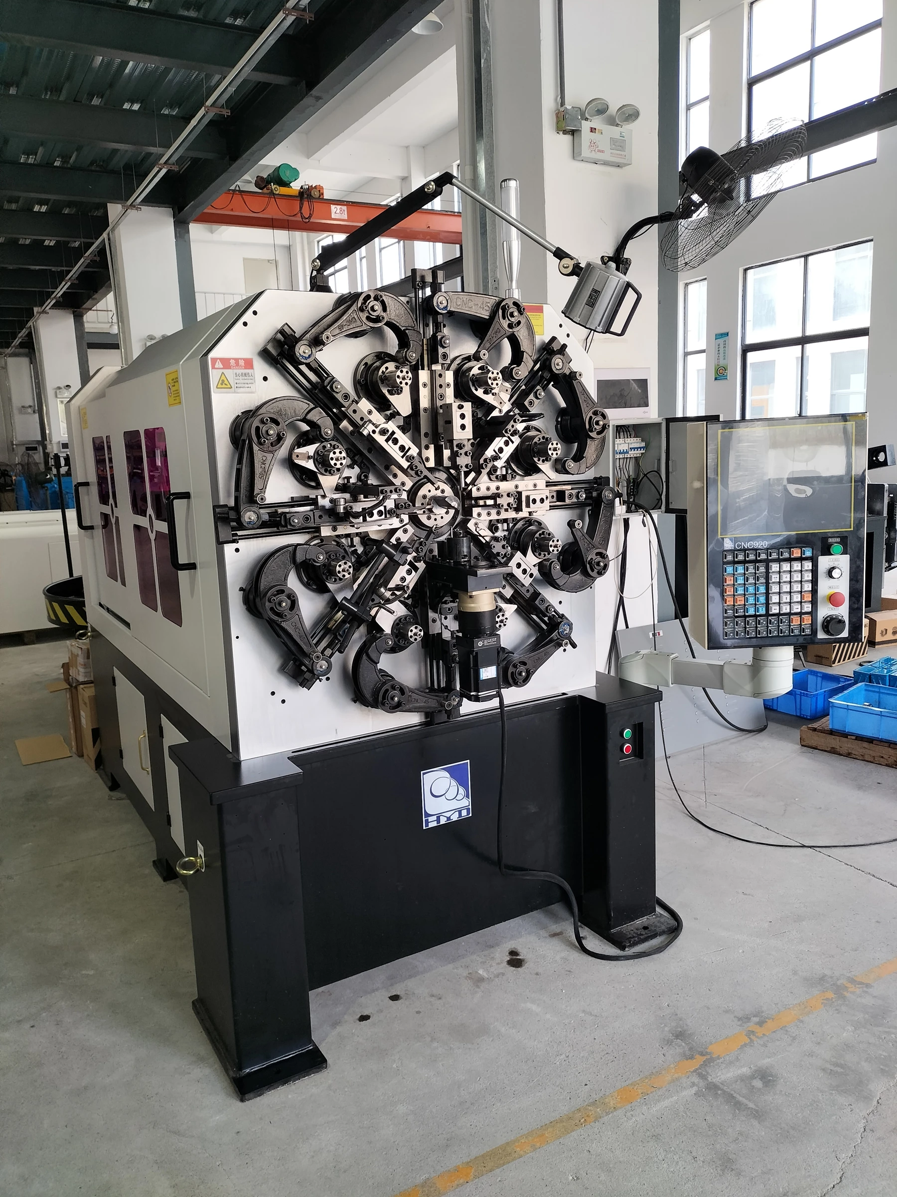 CNC Spring Machine with Max Wire Speed 110m/min for 1-4.2MM Wire Size and 380V Voltage Automatic Spring Forming Machine