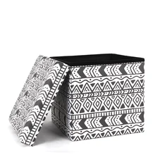 2021 Folding Ottoman Storage Footrest Factory Wholesale Modern Customized Ottoman Pouf