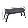 Pull-out bbq grill