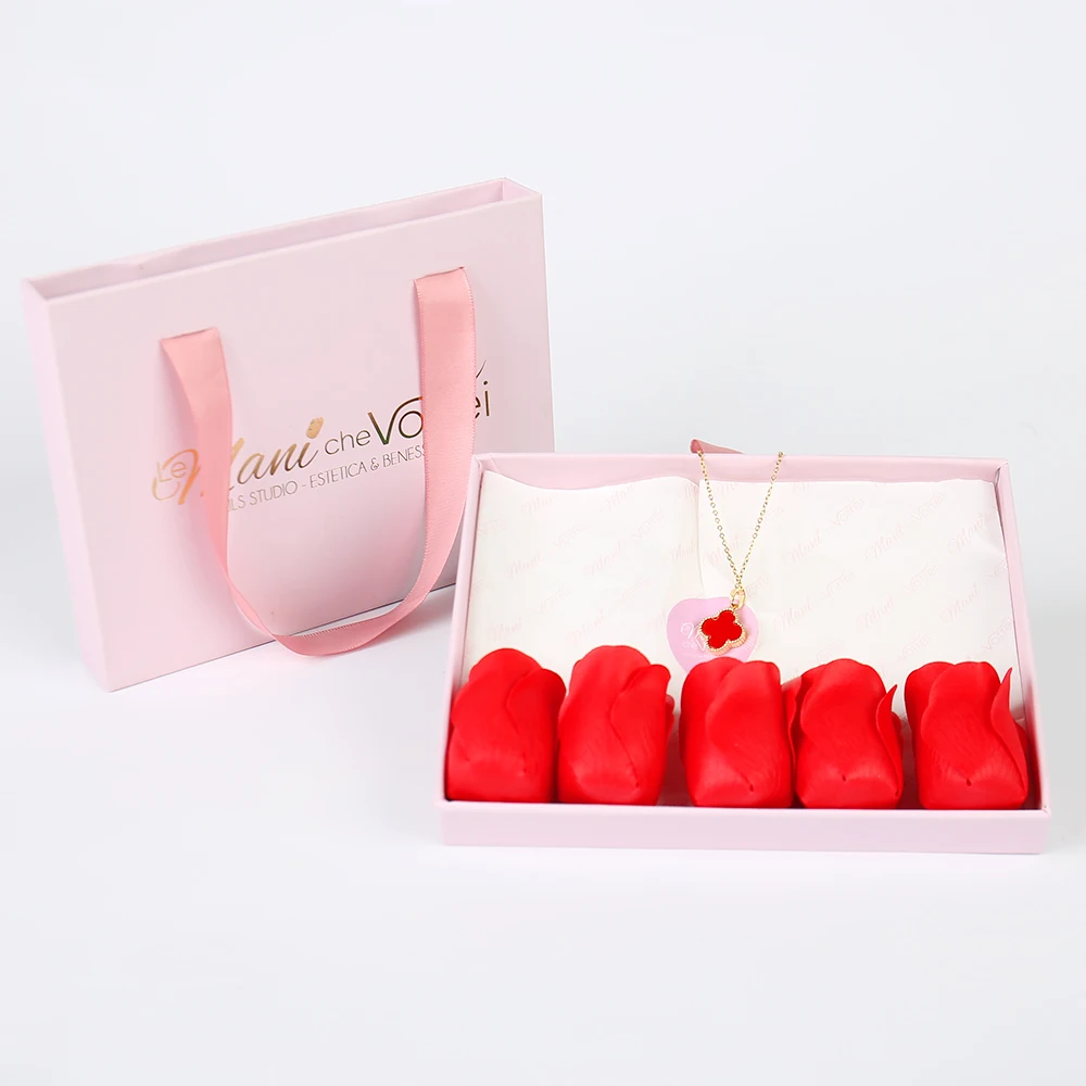 Boîte En Papier À Tiroir Rose Mat Avec Impression En Relief UV Et Logo Personnalisé Pour Emballage De Bijoux Et Montres Cadeaux