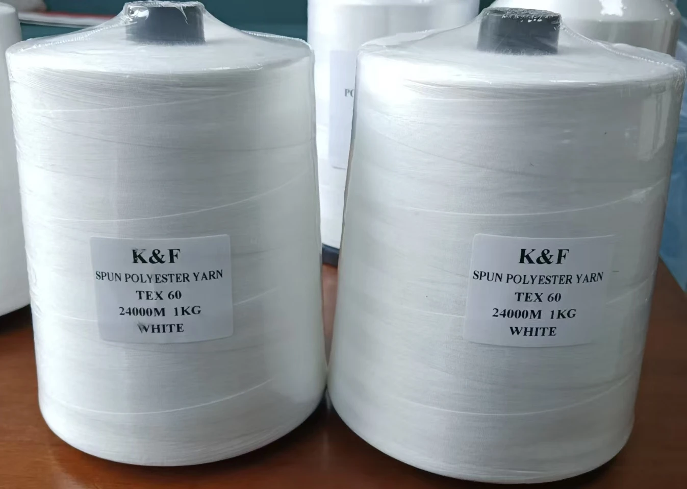 product wholesale 100 spun polyester sewing thread poly hilos de coser costura sew poliester high strength yarn tex27 tex60-1