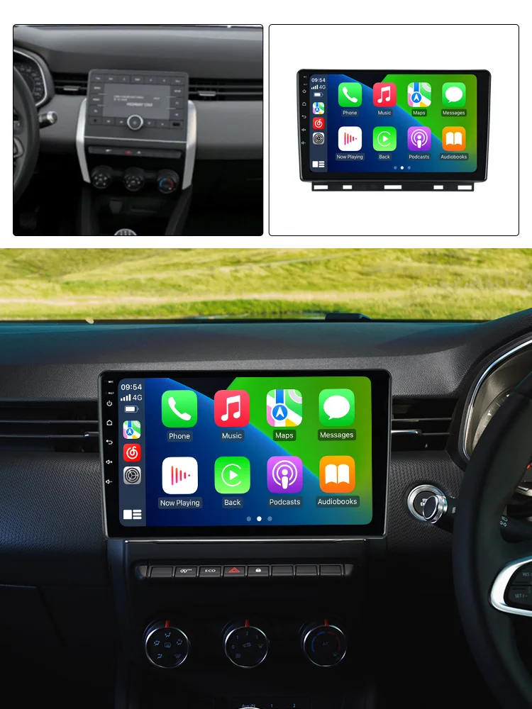 Mekede Android11 Touch Screen Android Car Radio for Renault Clio 5 2020 Car Audio with Steering Wheel Control Bt GPS Dsp