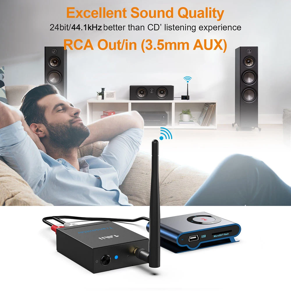 1mii RT5066 Wireless Audio Transmitter and Receiver Kit