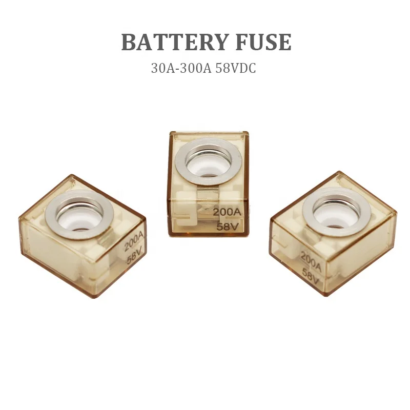 BOJACK MRBF Terminal Fuse Block 150A - 58V DC Max, IP66 Waterproof Marine Battery Fuse Holder