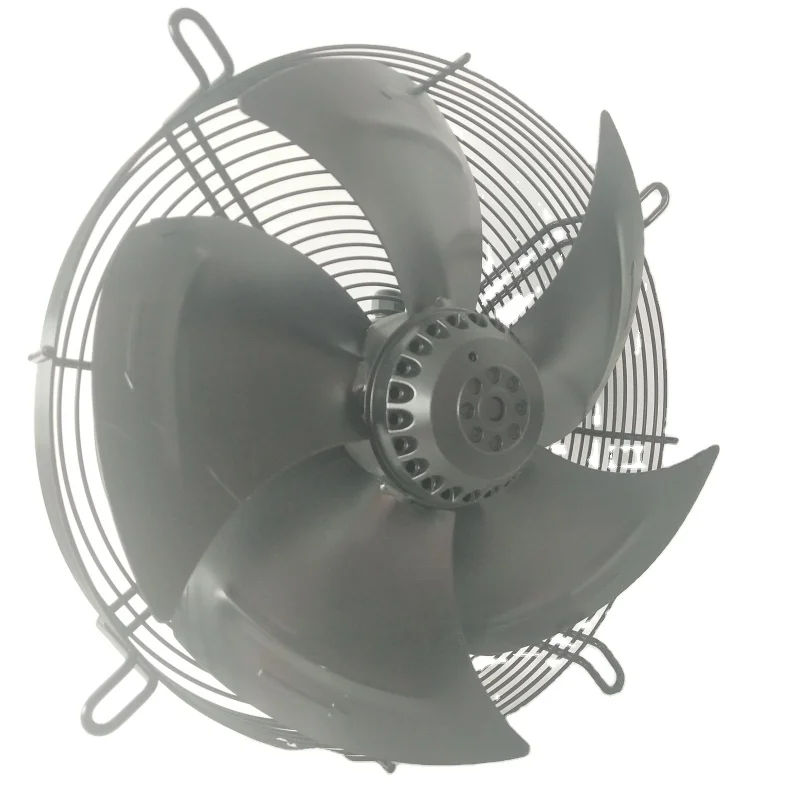 380V 400V  350mm AC External Rotor Axial Fan aluminum axial flow fan for condensing unit