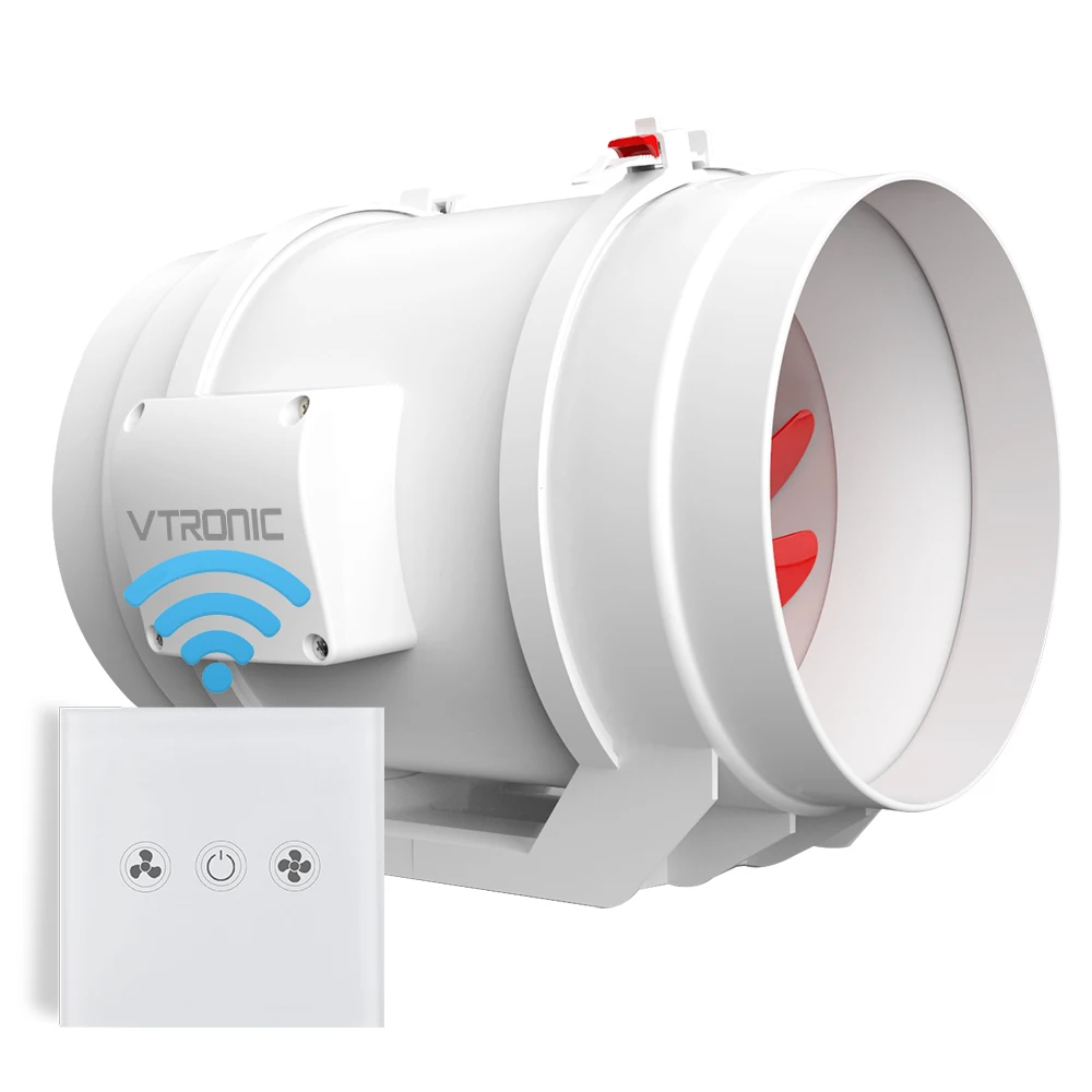 Variable vitesse du ventilateur contrôleur de ventilateur d'air Conduit Inline Échappement Booster Hydroponics