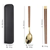 Korean-Style (Golden) Three-Piece Set with Handle