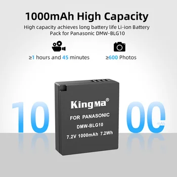 Kingma-DMW-BLG10 Primary Recharger Lithium Ion Camera Battery for Camera Other Batteries detail image