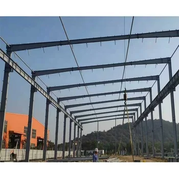 good quality low cost Galvanized Roof Sheetingl Steel Structure frame for worships and factory steel structure building material