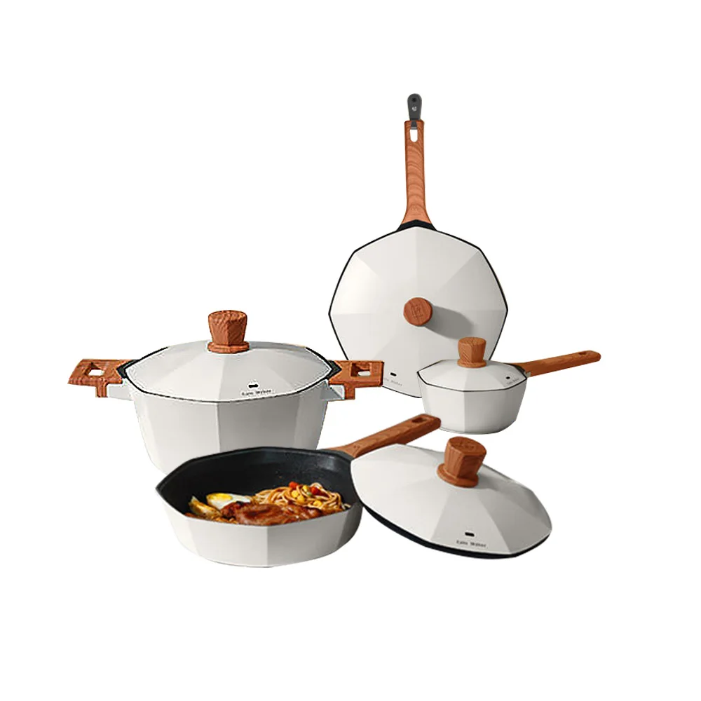 Aluminum Cookware Sets Frying Pan Mold Custom Cast Pot Set Mould Manufacture for Cooking Pot