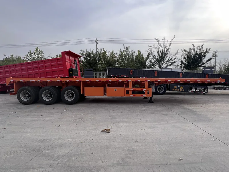 Трехосевой полуприцеп для грузового автомобиля, 60 тонн, 3 оси, 40 футов