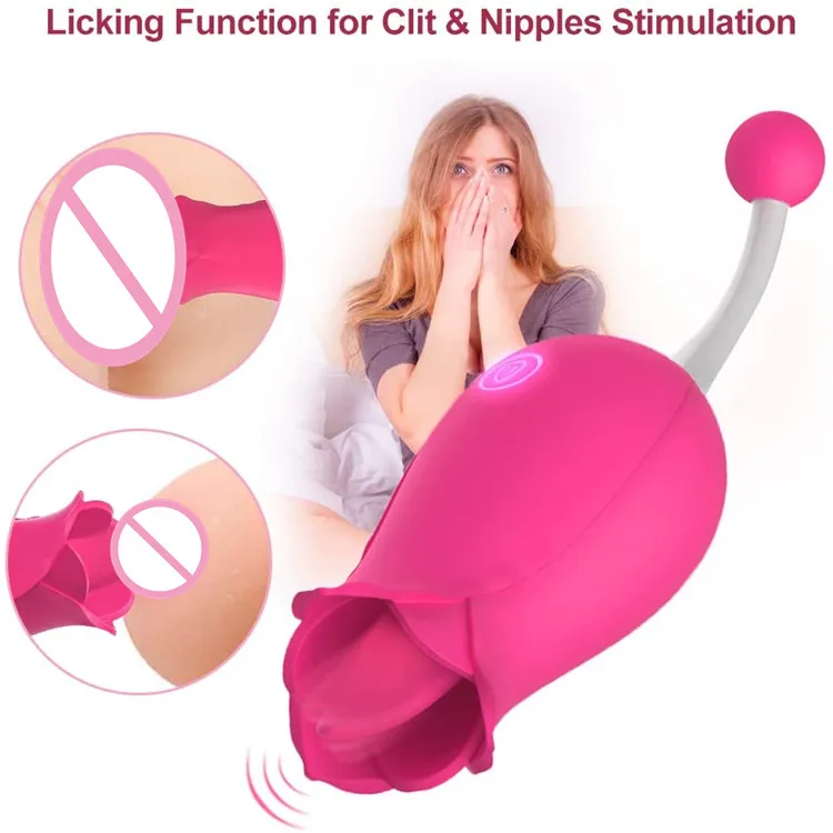 Sweet Secret Tongue Lick Vibrator Flower Sucker Vibrator Spot Wet Pen G  Spot Clitoral Stimulation Female Masturbator