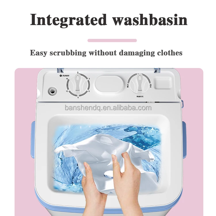 2024 New Models Single Tub Portable Washer  China Laundry Washing Machine for Clothes and Shoes